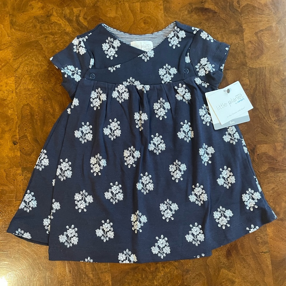 NEW Carter's Little Planet Dress Size 6m